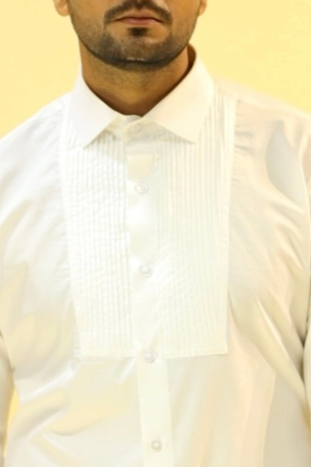 Duende Designer White Shirt-Tuxedo Shirt by Hilo Design