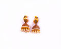 Gold-Polished Alloy Peacock Shape Jhumki Earrings - The Pari