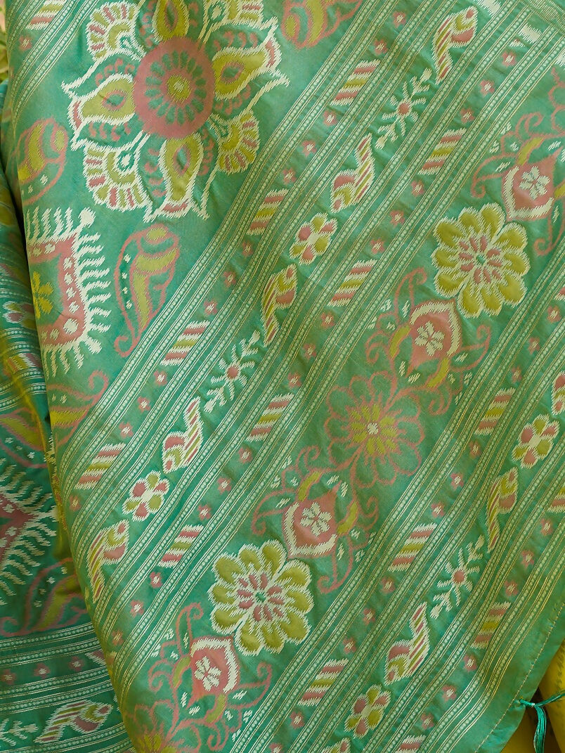 Shree Shyam Fashion Mustard Soft Silk Saree