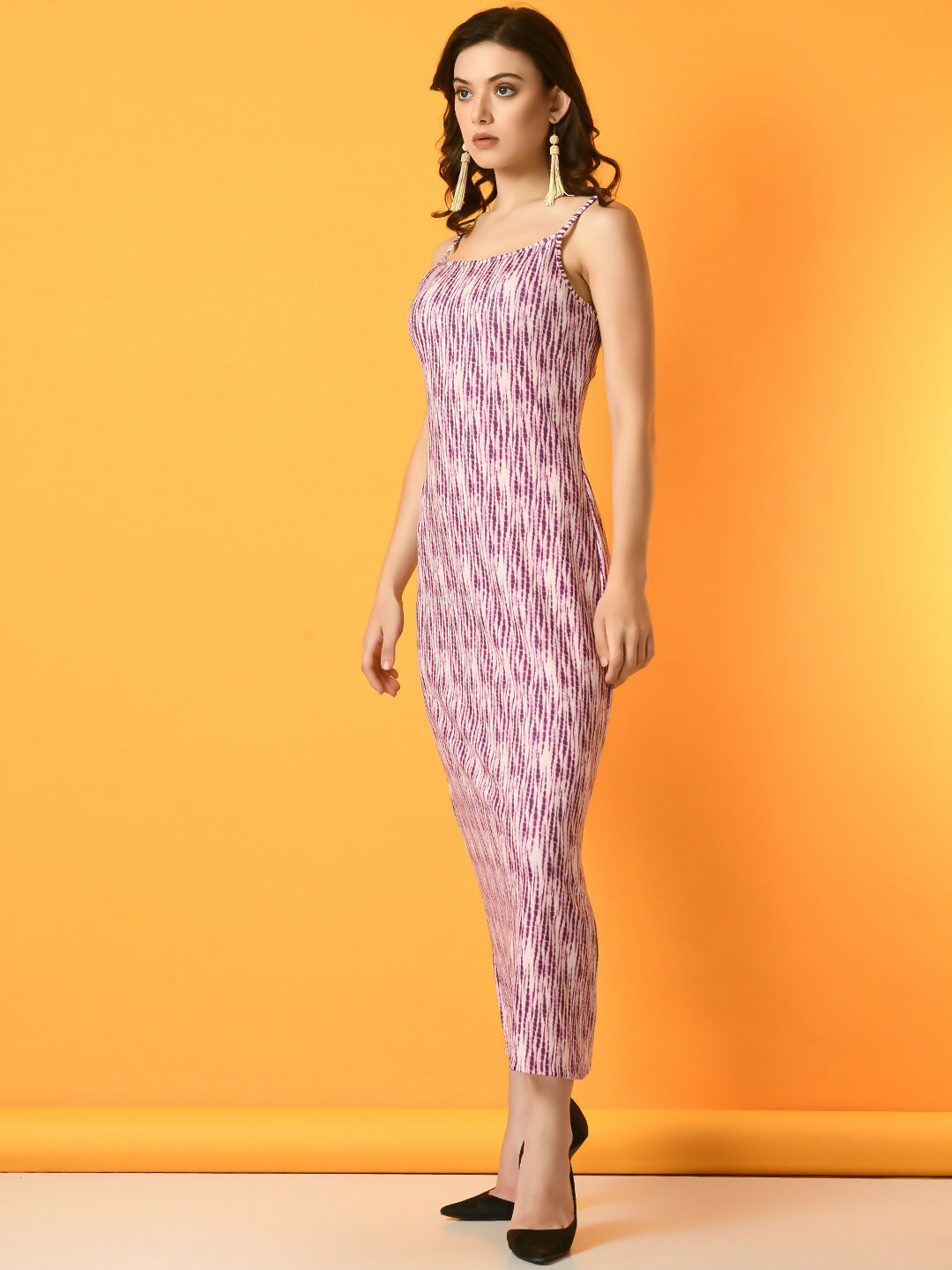 Myshka Women's Multi Printed Party Dress
