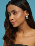 Blush Pink Stone Earrings- Ruby Raang
