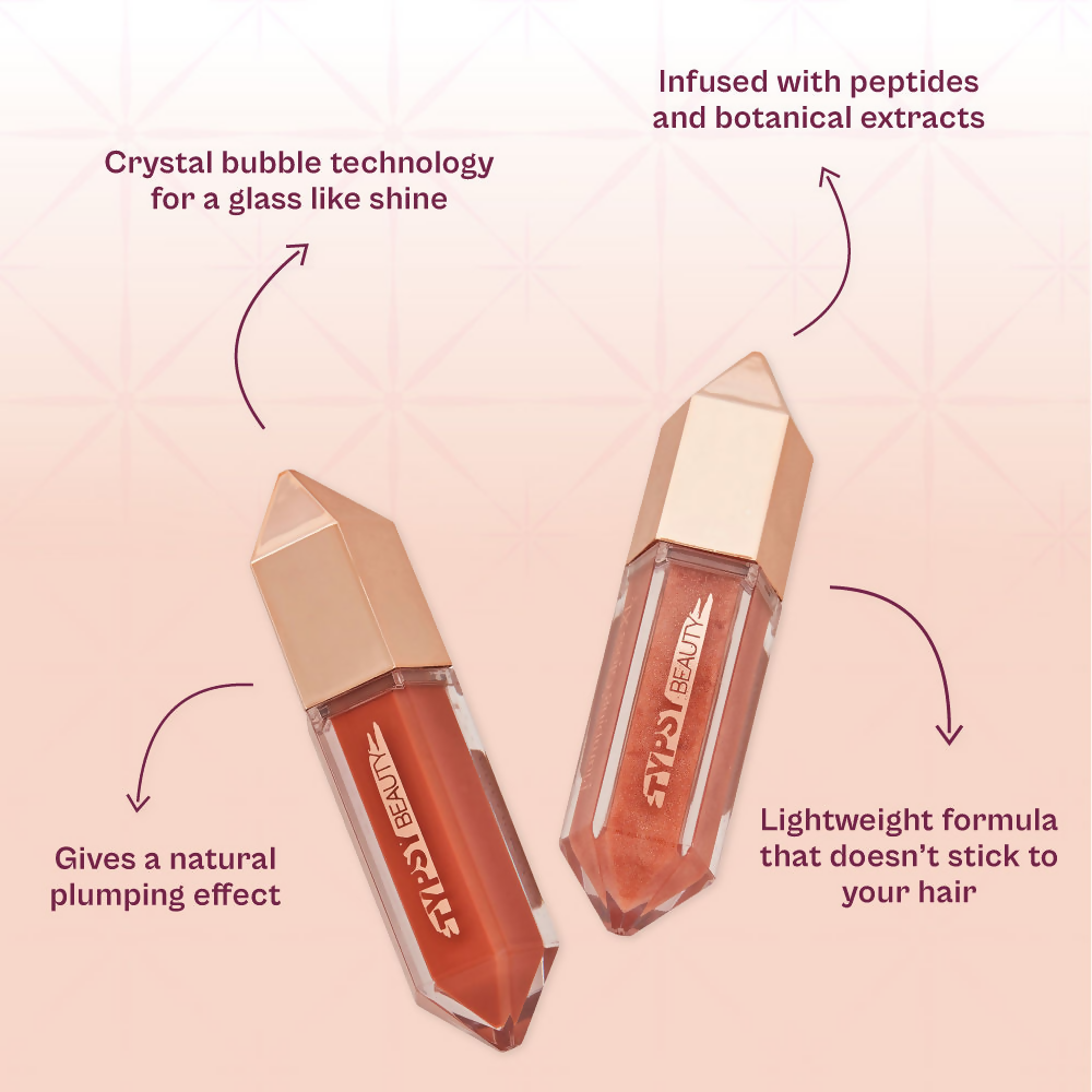 Typsy Beauty Crystal Crush Plumping Gloss Xl - Rose Quartz 01