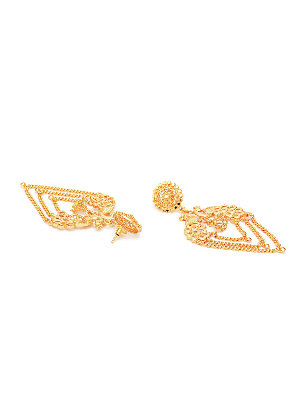 Golden Earrings (Gold) - Ruby Raang