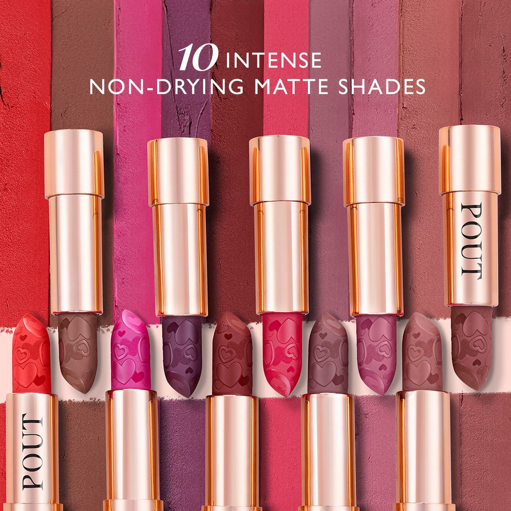 MyGlamm Pout By Karan Johar Intense Matte Plumping Lipstick - Revenge Pout