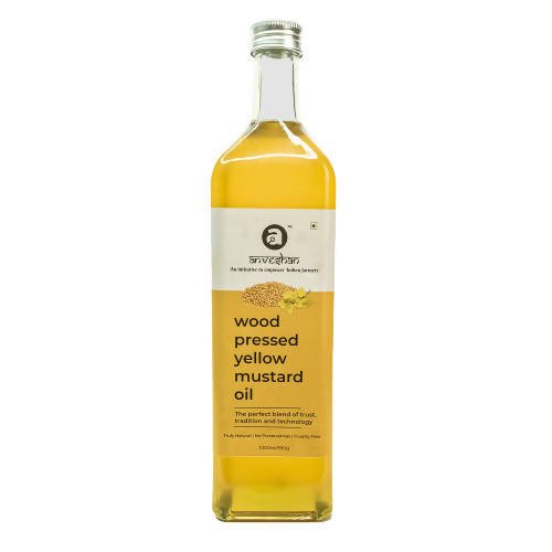 Anveshan Wood Pressed Yellow Mustard Oil