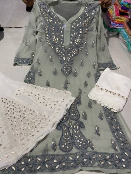 Arfa Fashion House New Collection Of Chikankari Gota Patti Lovers
