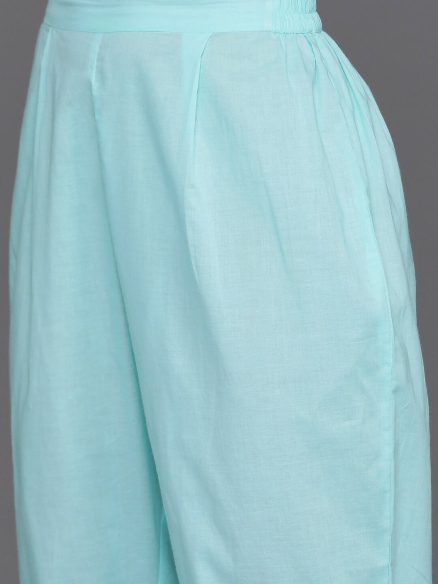 Ahalyaa Women's Traditional wear Kurta Set - Blue