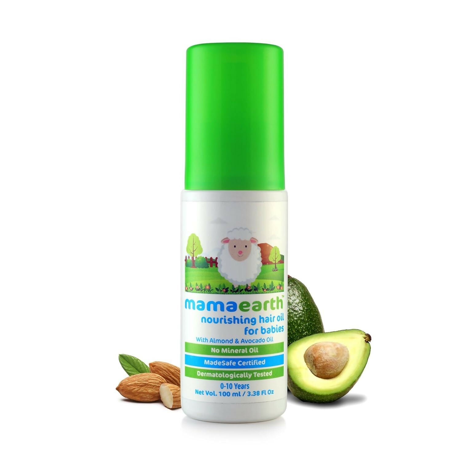 Mamaearth Dusting Powder & Nourishing Hair Oil for Babies