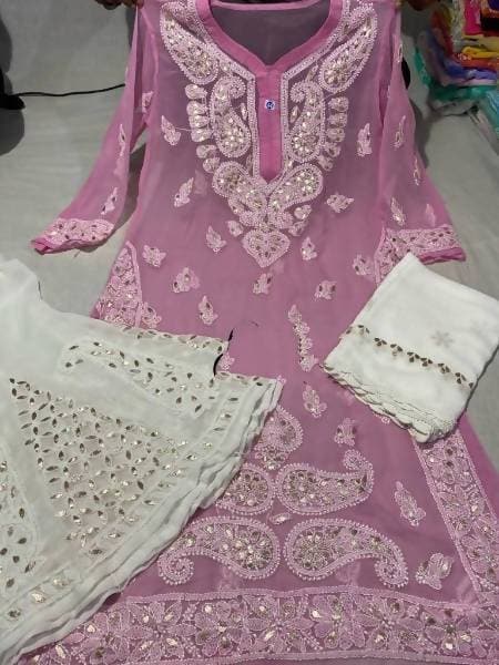 Arfa Fashion House New Collection Of Chikankari Gota Patti Lovers