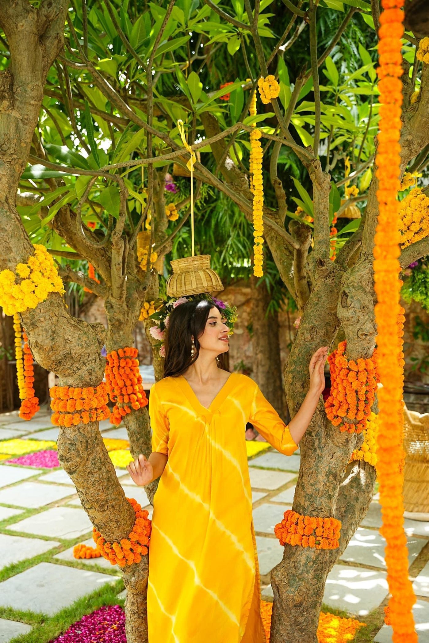 Jyoti Fashion Women's Yellow Pure Muslin Heavy Digital Printed Kurta Set