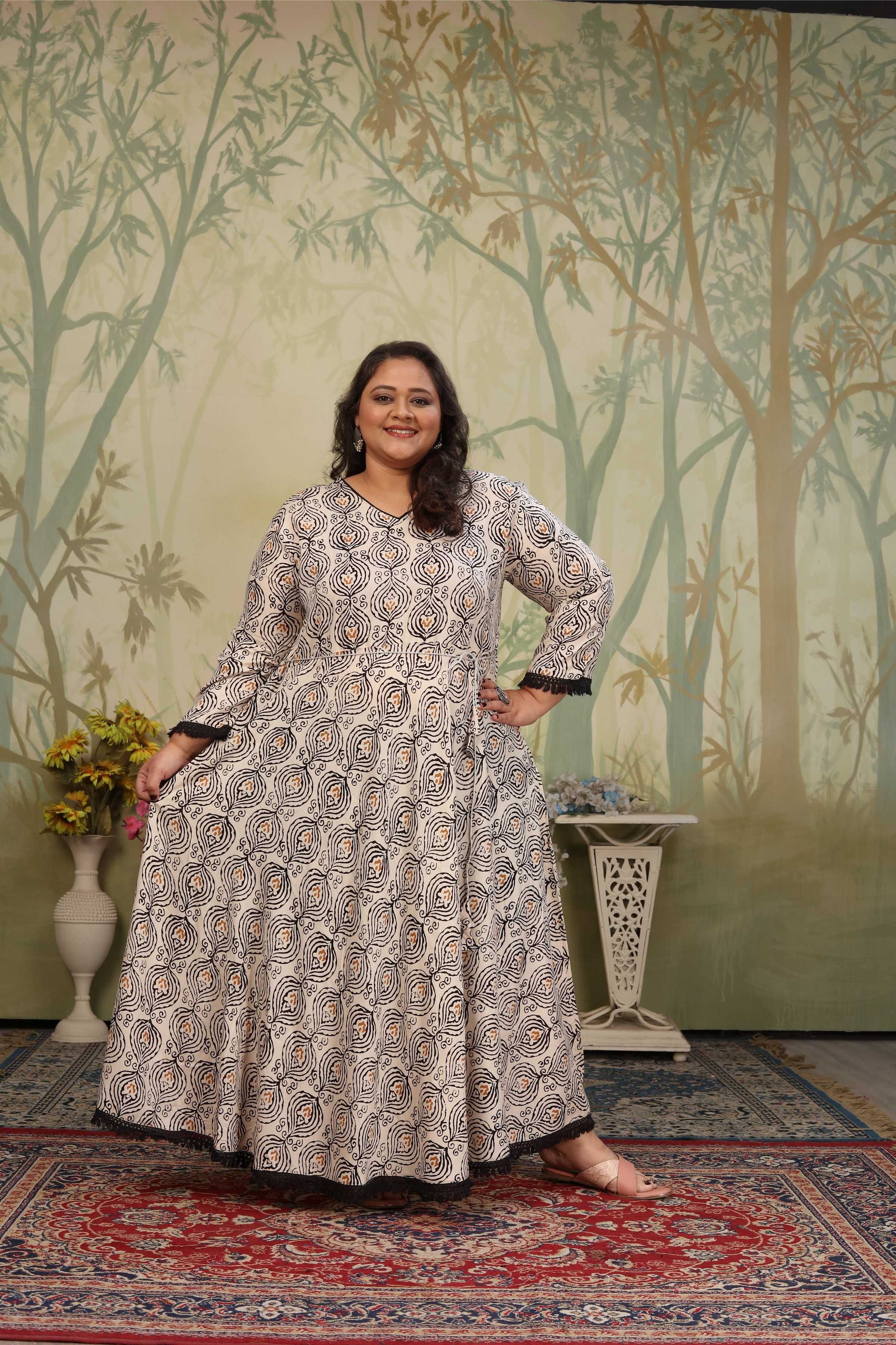 Jyoti Fashion Women's Grey Rayon Floral Print with Sequins Designer Anarkali Set