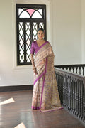 Jyoti Fashion Women's Wine Soft Tussar Silk Printed Designer Saree with Blouse