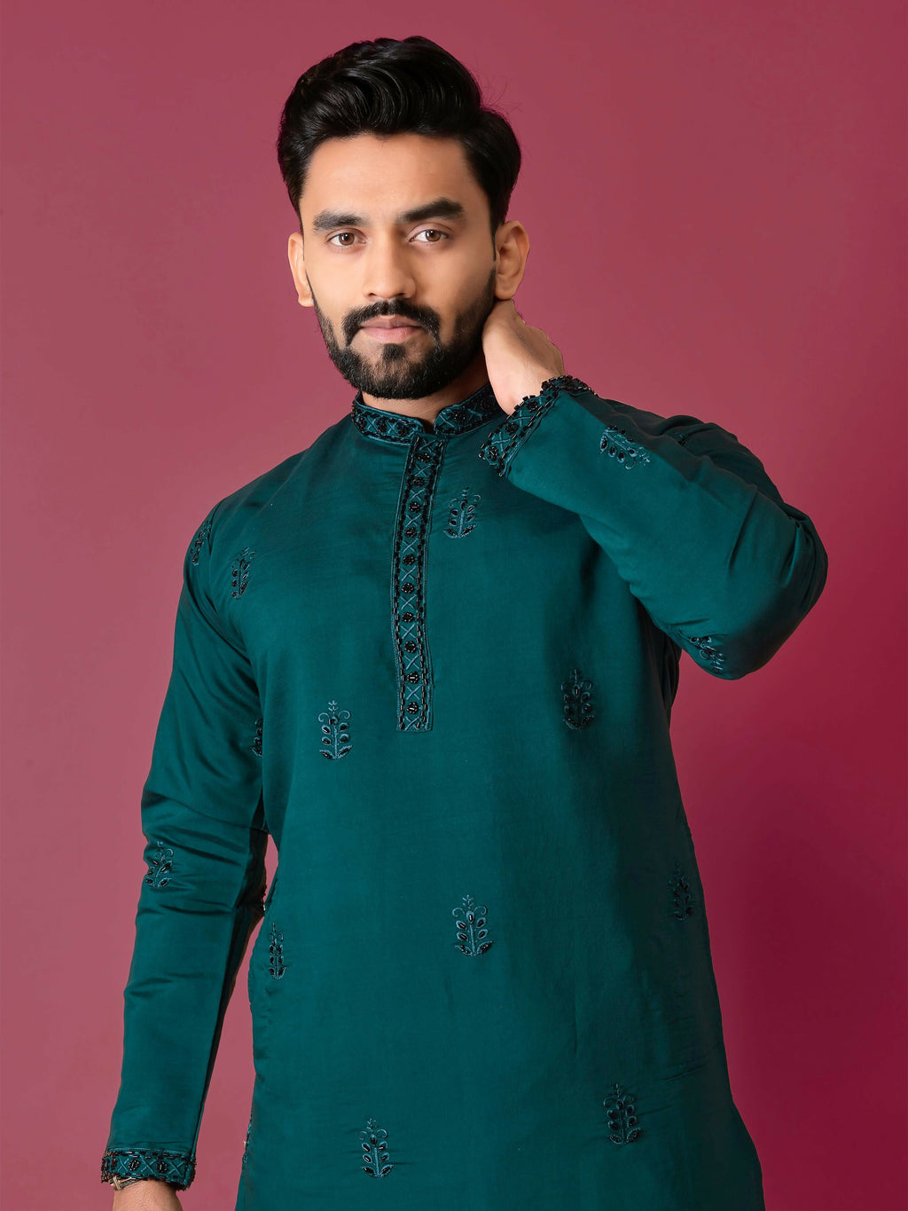 Wedding Wear Readymade Men's Kurta Pajama by Infinity Export