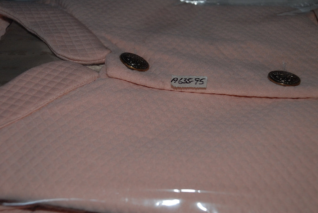 Jompers Men Solid Dupion Kurta Pajama with Woven Nehru Jacket (Peach)