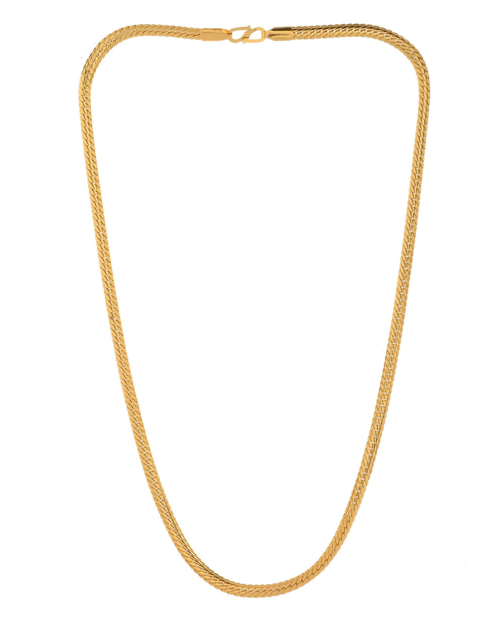 Jewels Nest Gold-Plated Stainless Steel Sleek Chain for Women