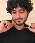 Jewels Nest Unisex Gold Figaro Chain Necklace