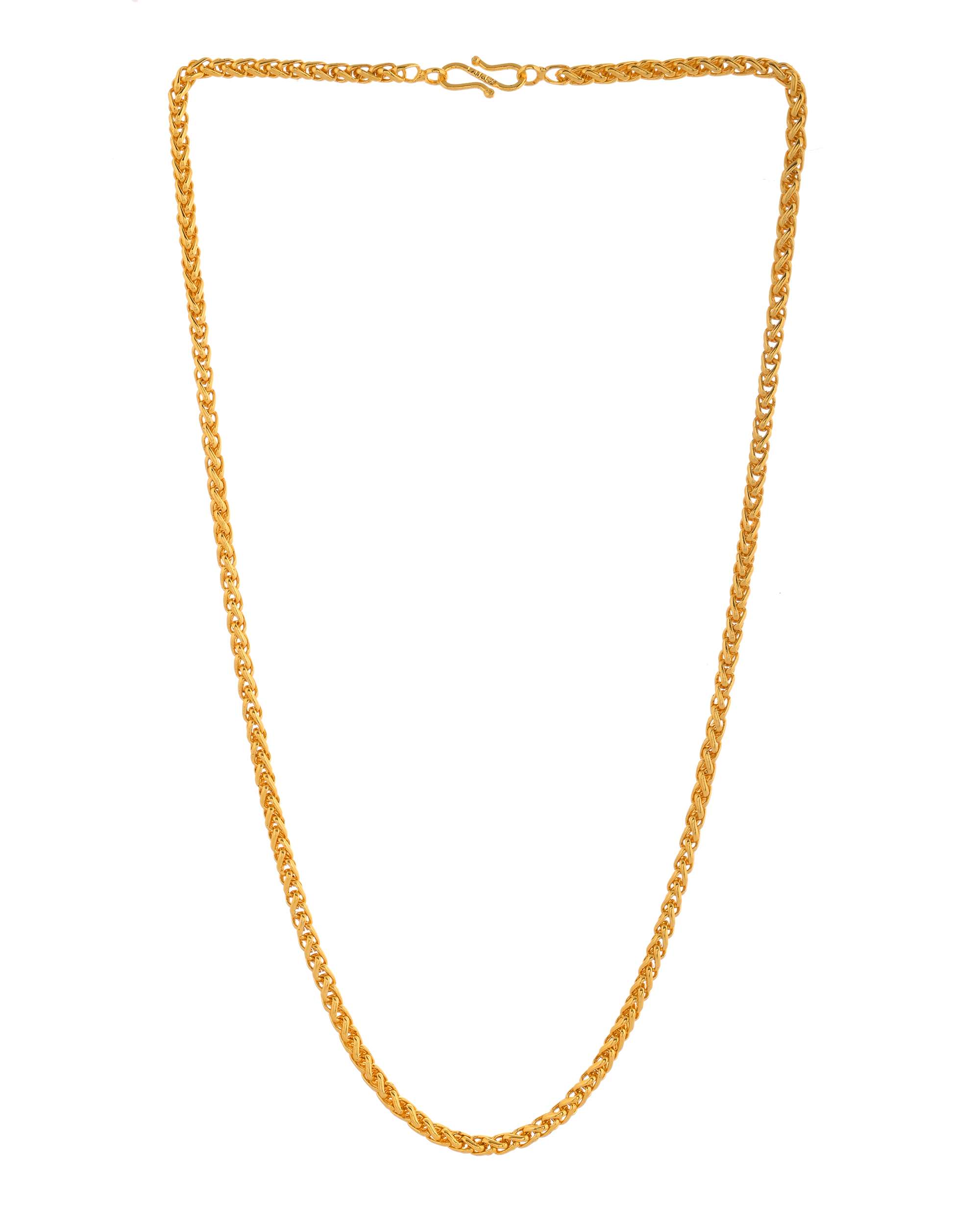 Jewels Nest Statement Rope Chain in Golden Finish