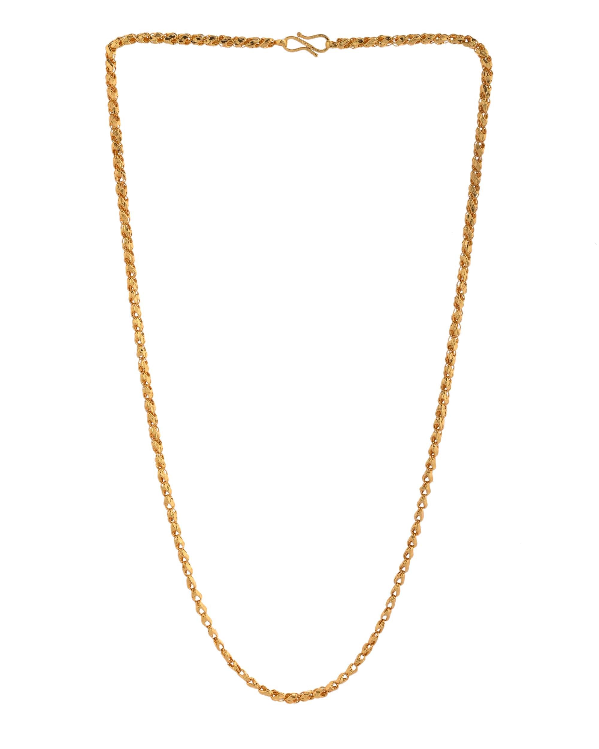 Jewels Nest Premium Spiral Gold Chain – Daily Wear with Luxury Appeal