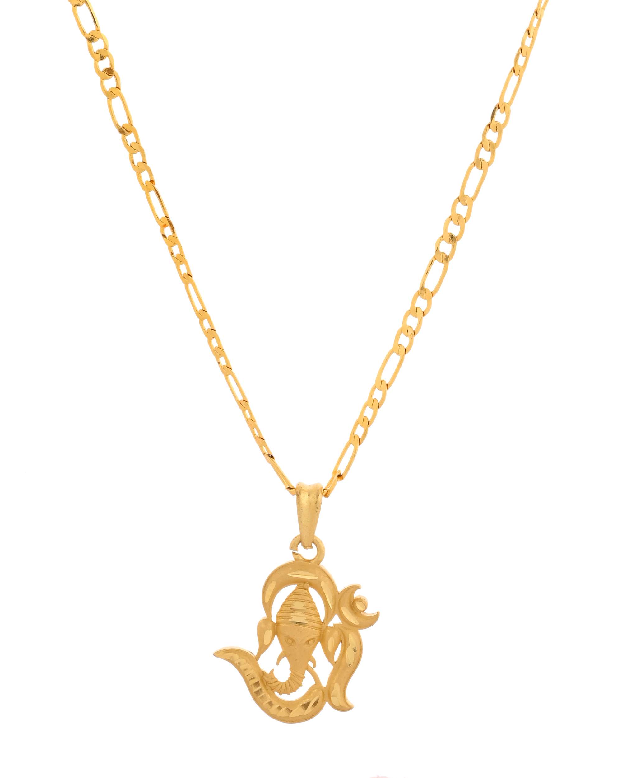 Jewels Nest Trendy Shiva Om Chain Necklace – Unisex Jewelry