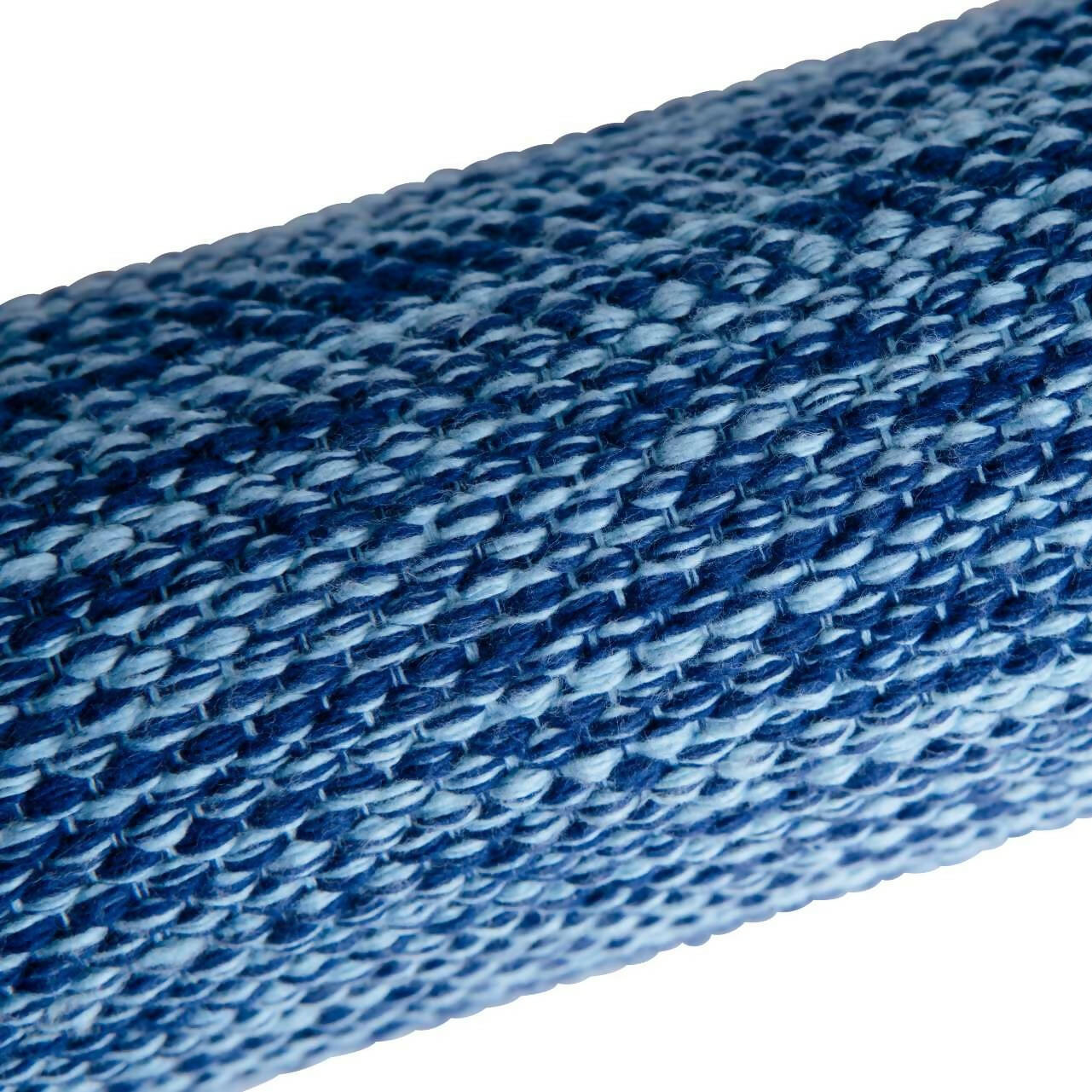 Karpasa London Handmade Yoga Mat Blue Organic Cotton