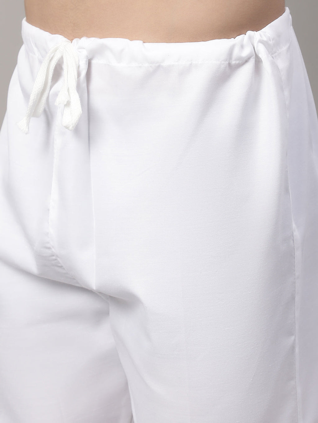 Jompers Men's Off White Embroidered Kurta Pyjama With Lime Printed Nehru Jacket