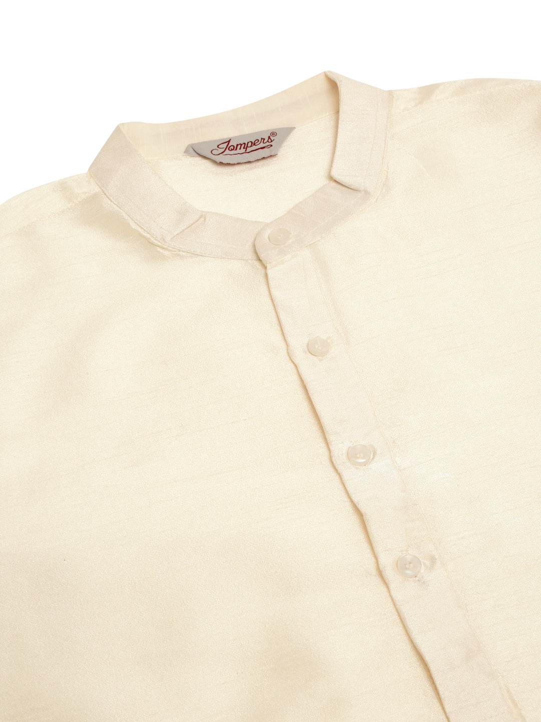 Jompers Men's Solid Kurta Pyjama With Nehru Jacket - Green