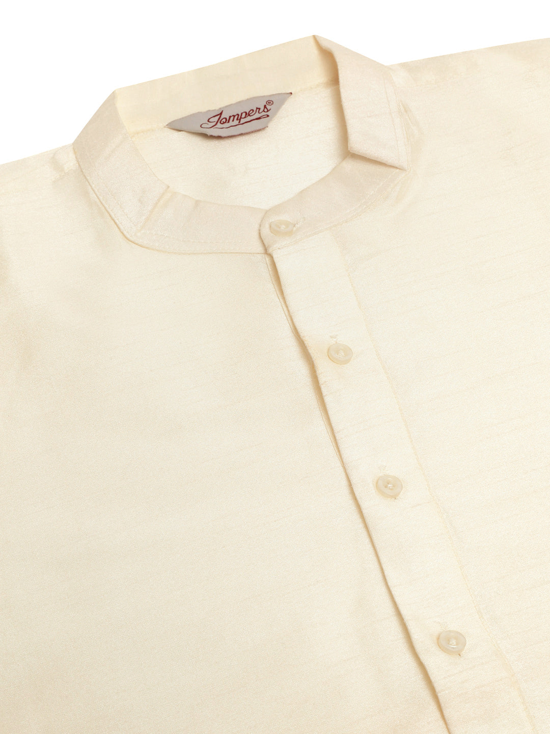 Jompers Men's Solid Kurta Pyjama With Nehru Jacket - Green