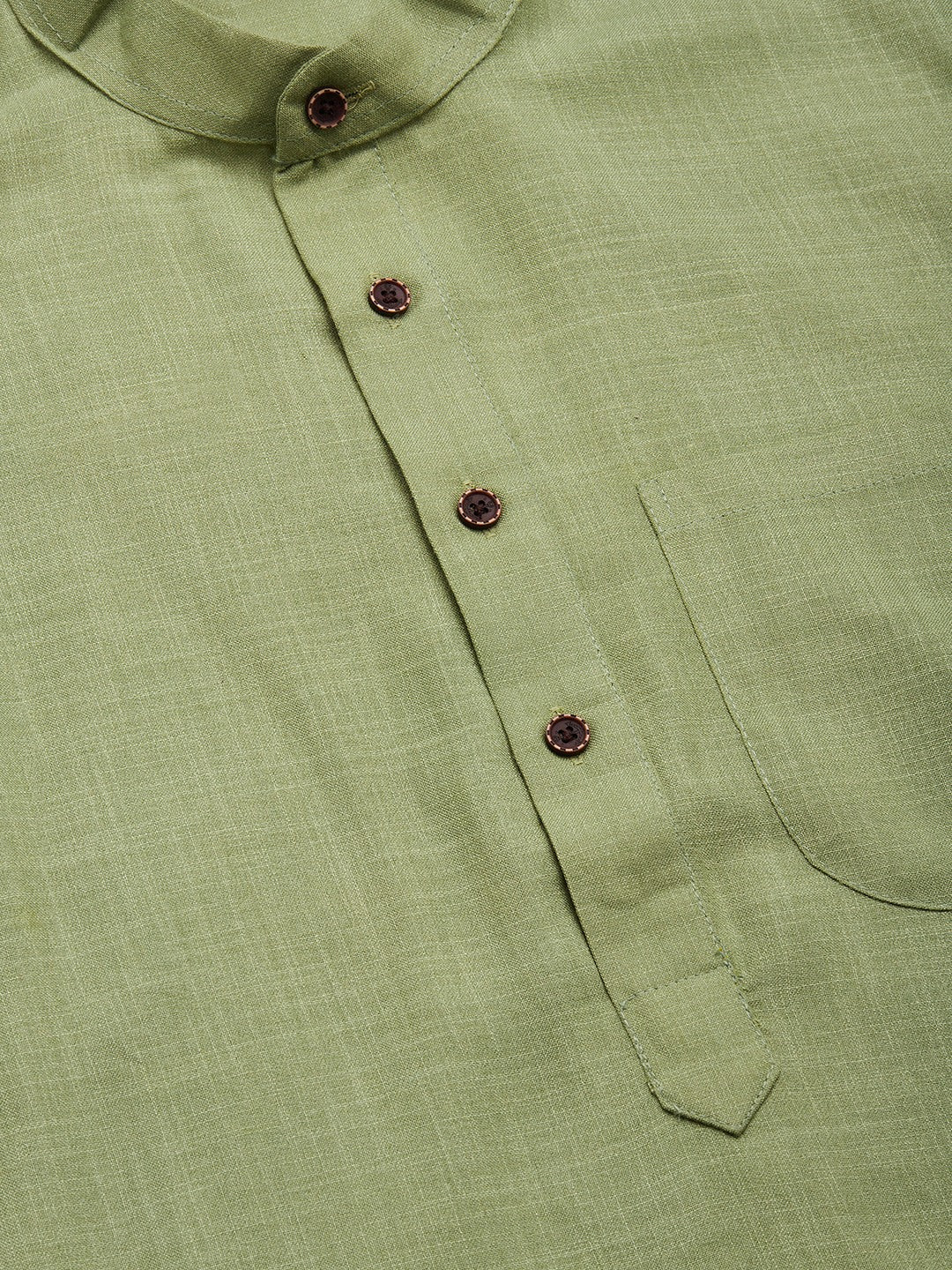 Jompers Men's Pista Cotton Solid Kurta Pyjama