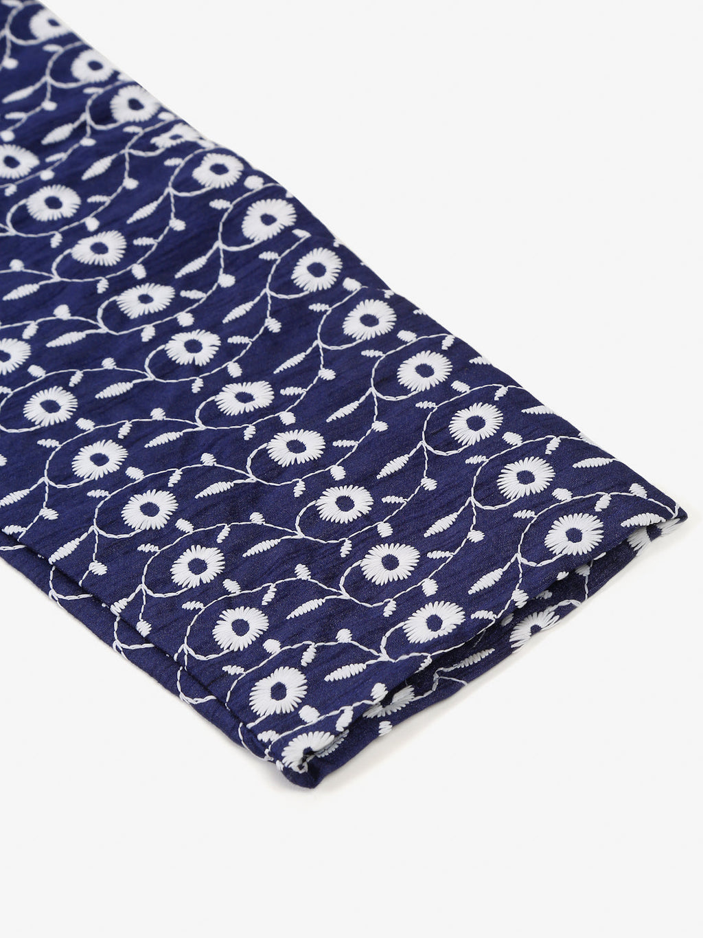 Jompers Men's Emroidered Kurta Payjama Sets - Navy Blue