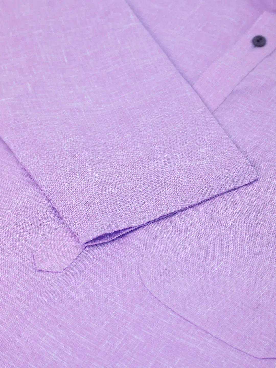 Jompers Men's Cotton Solid Kurta Pajama Set - Purple