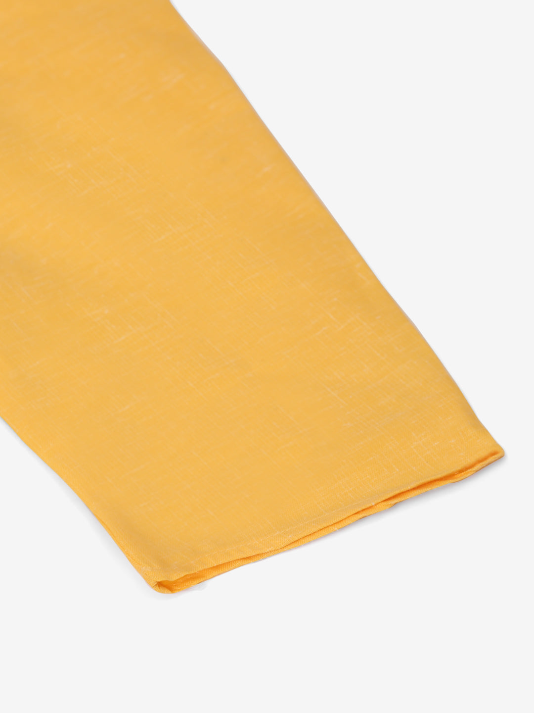 Jompers Men's Cotton Solid Kurta Pajama Sets - Yellow