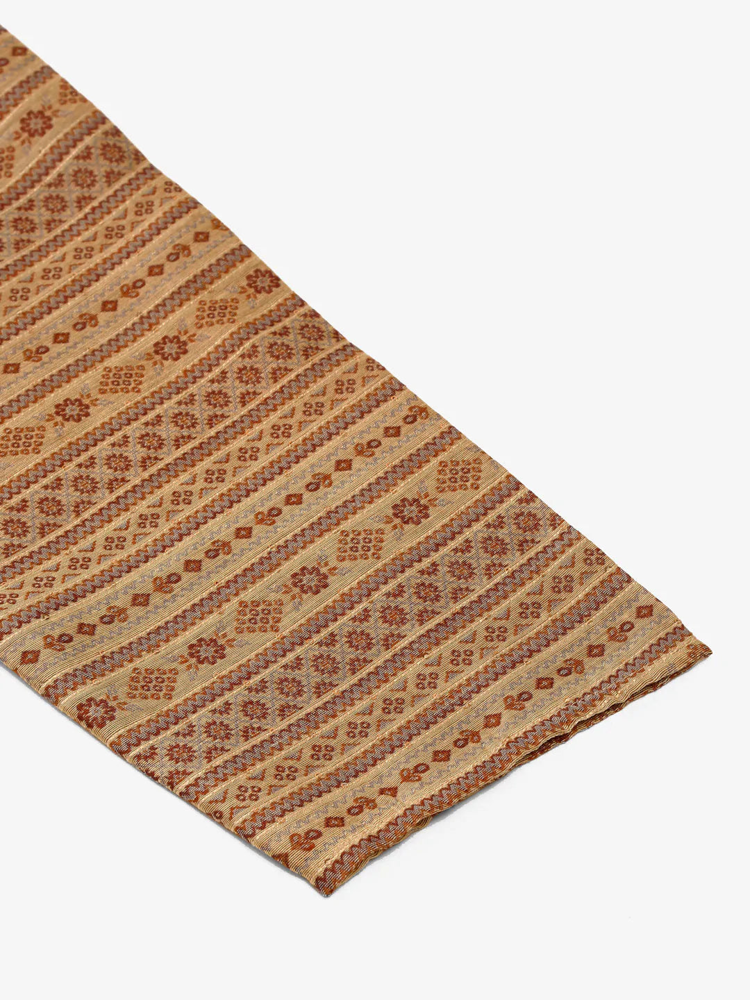 Jompers Men's Sequinned Kurta with Churidar - Brown