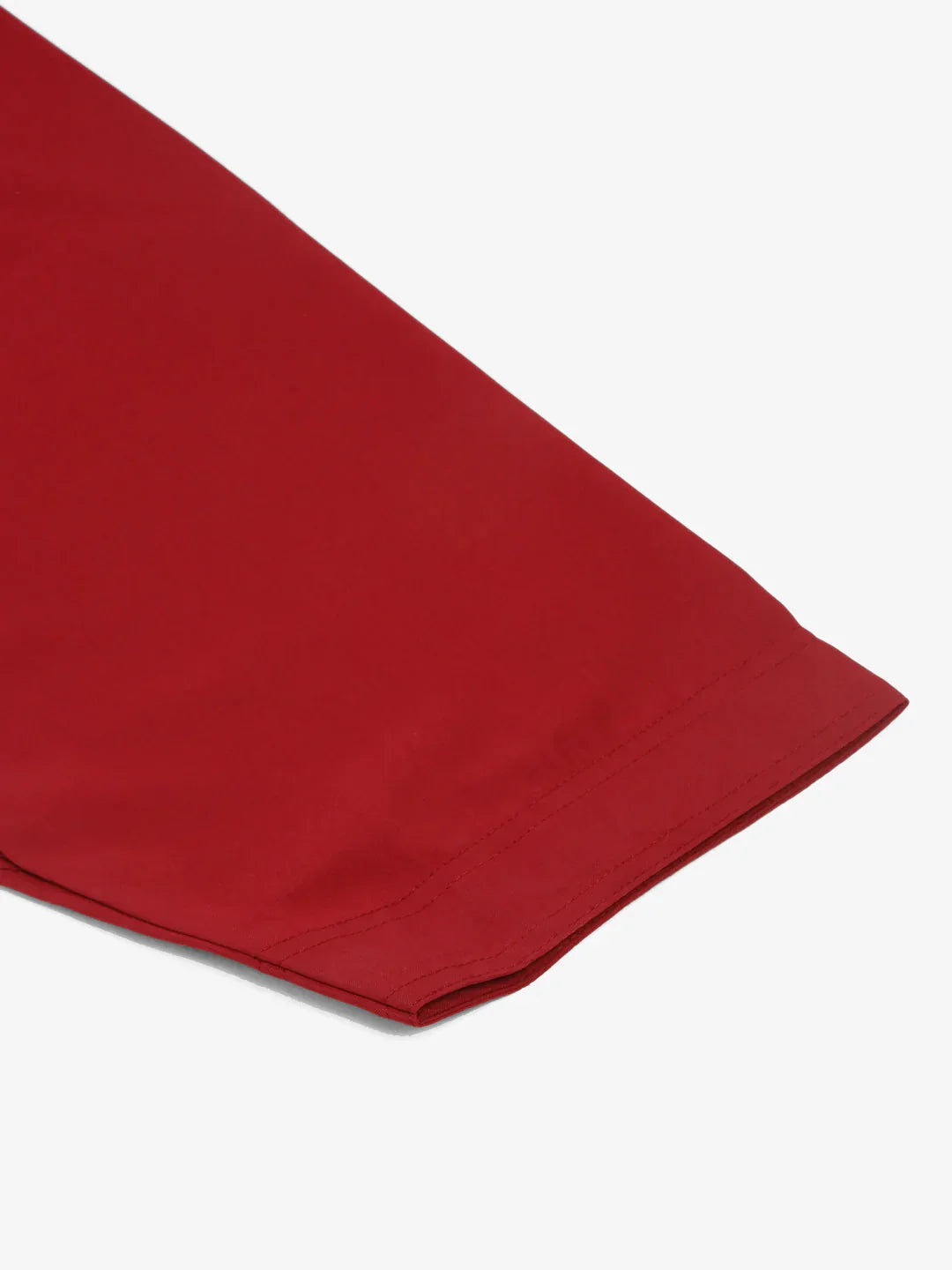 Jompers Men's Maroon Cotton Solid Pathani Kurta with Salwar