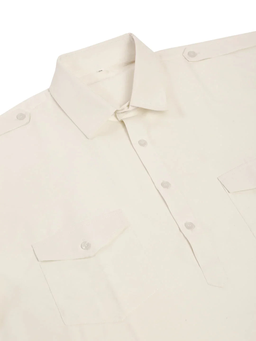 Jompers Men's White Cotton Solid Pathani Kurta with Salwar