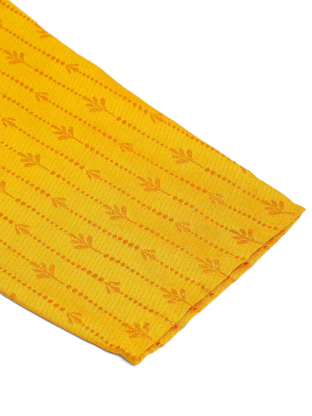 Jompers Men's Mustard Embroidered Kurta Payjama Sets