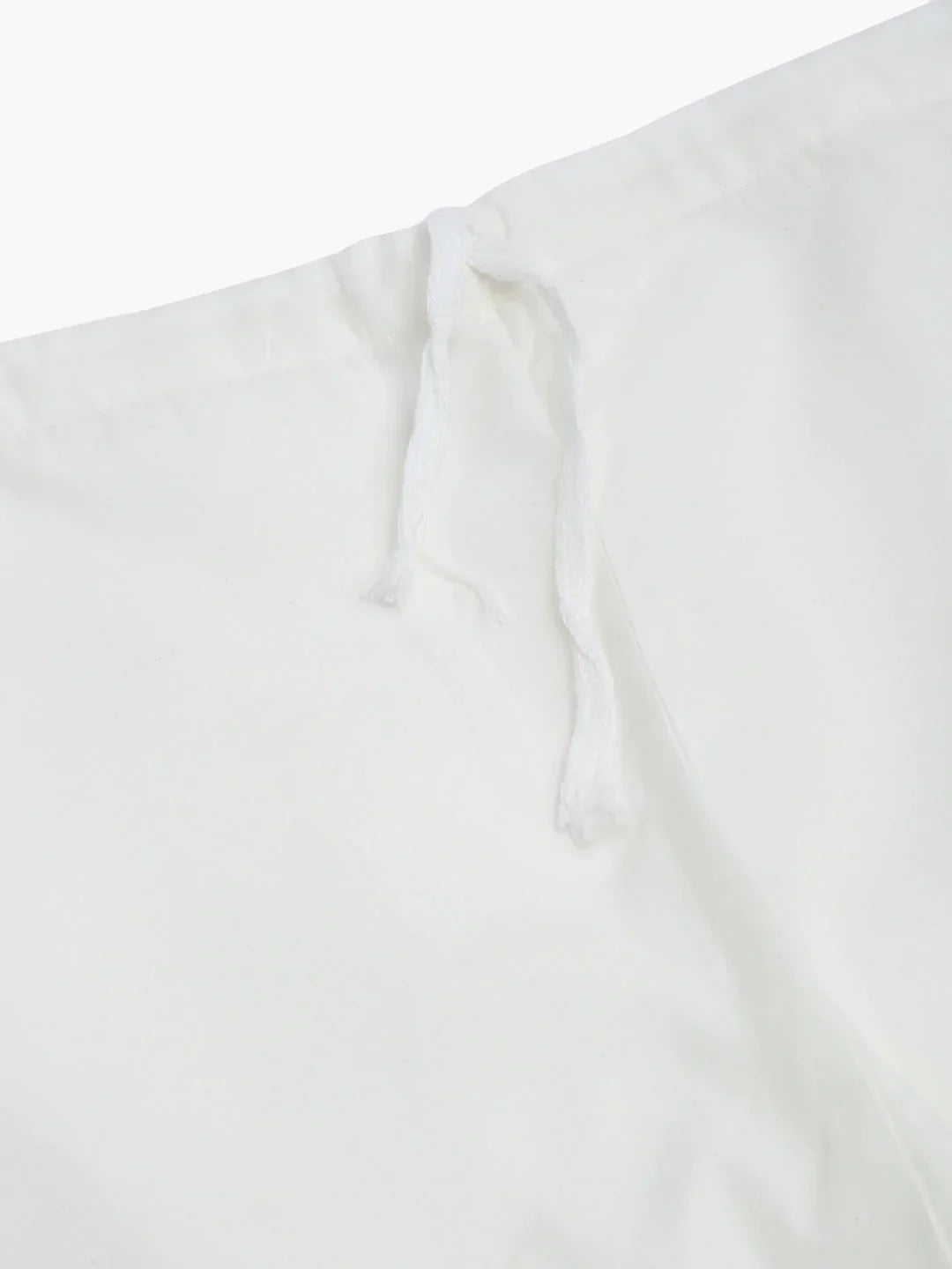 Jompers Men's White Chikankari Embroidered and Sequence Kurta with Churidar