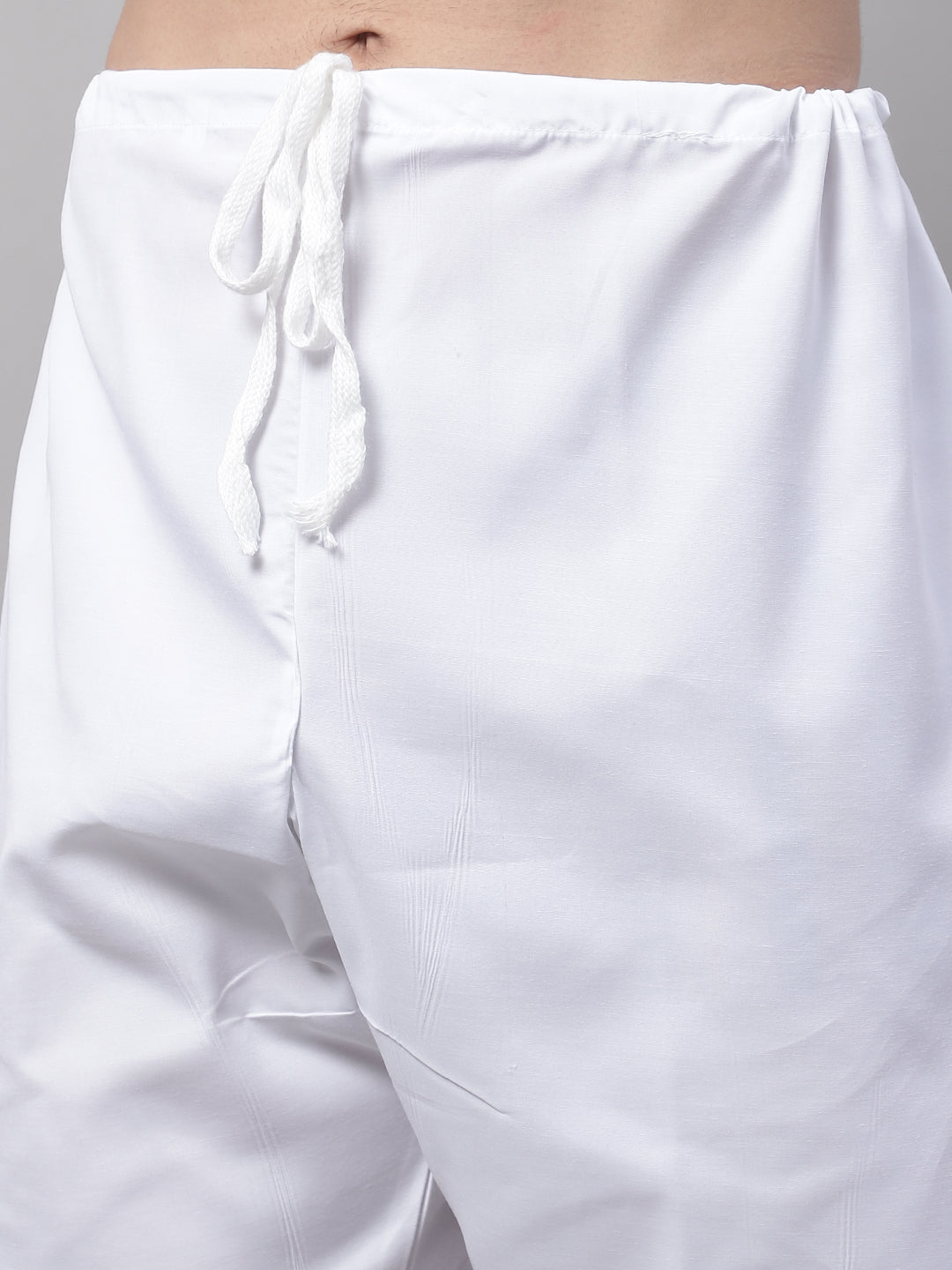 Jompers Men's Navy Blue Printed Pure Cotton Kurta Payjama Set