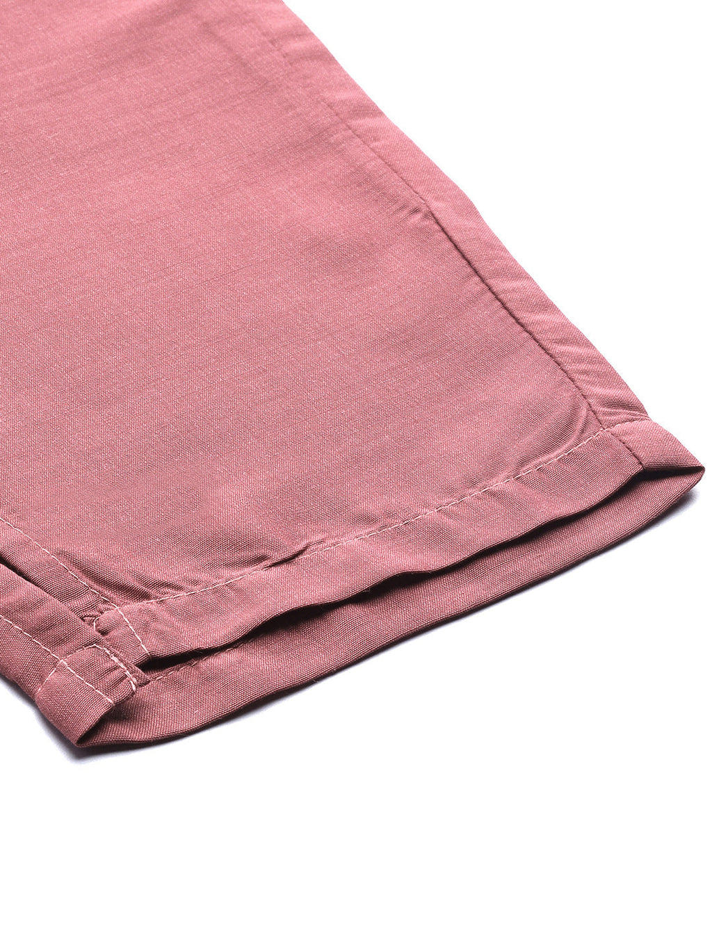 Jompers Women's Pink Floral Embroidered Mirror Work Kurta with Trousers & With Dupatta