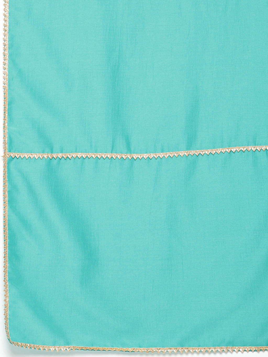 Jompers Women's Embroidered Silk Flared kurta,pant with dupatta set - Green
