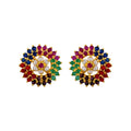 J Pearls Multi Colour Studs - Real Pearl Jewelry