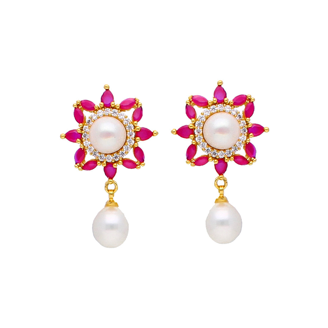 J Pearls Glory Pearl Earrings - Real Pearl Jewelry