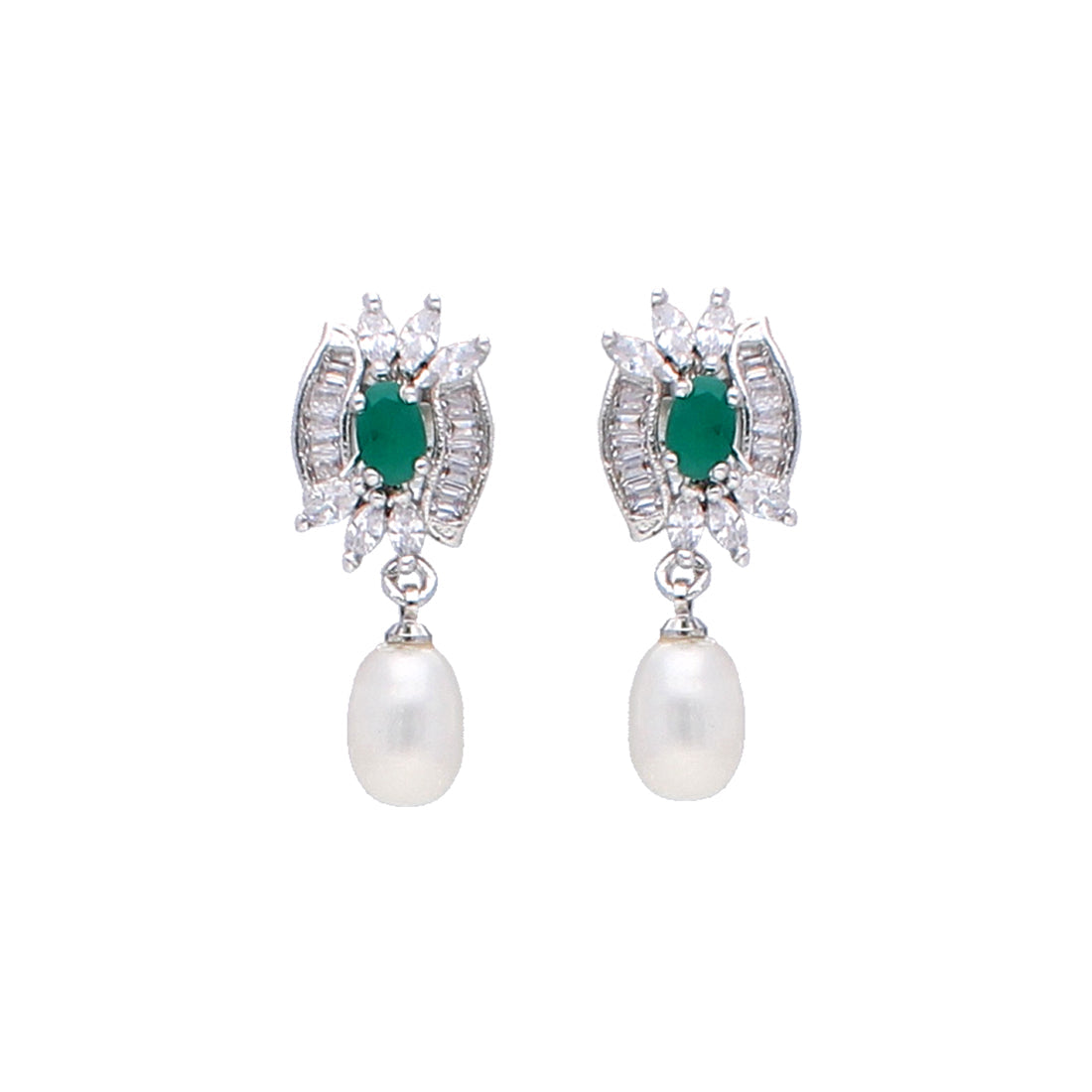 J Pearls Hrishita Pearl Earrings - Real Pearl Jewelry