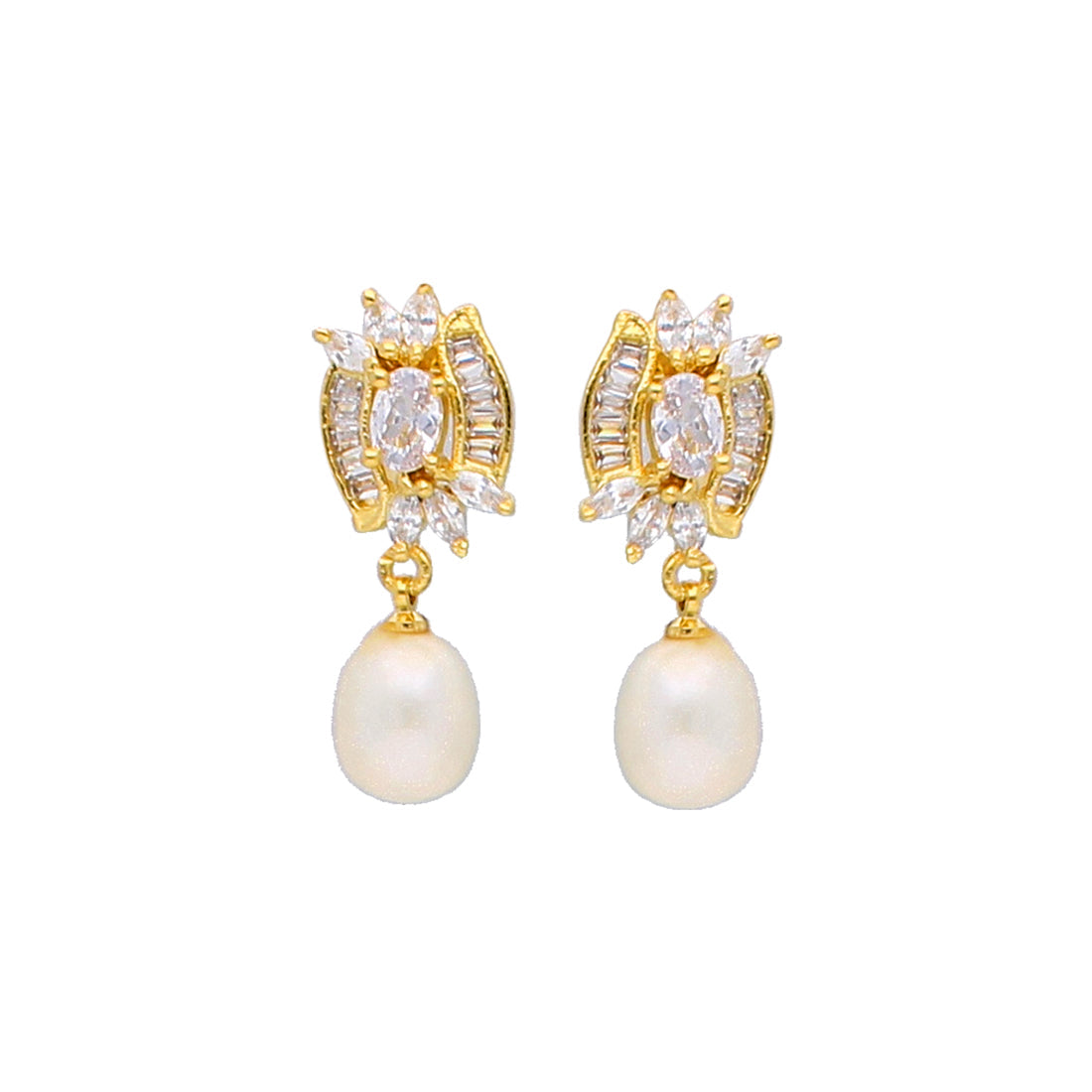 J Pearls Tiya Pearl Earrings - Real Pearl Jewelry