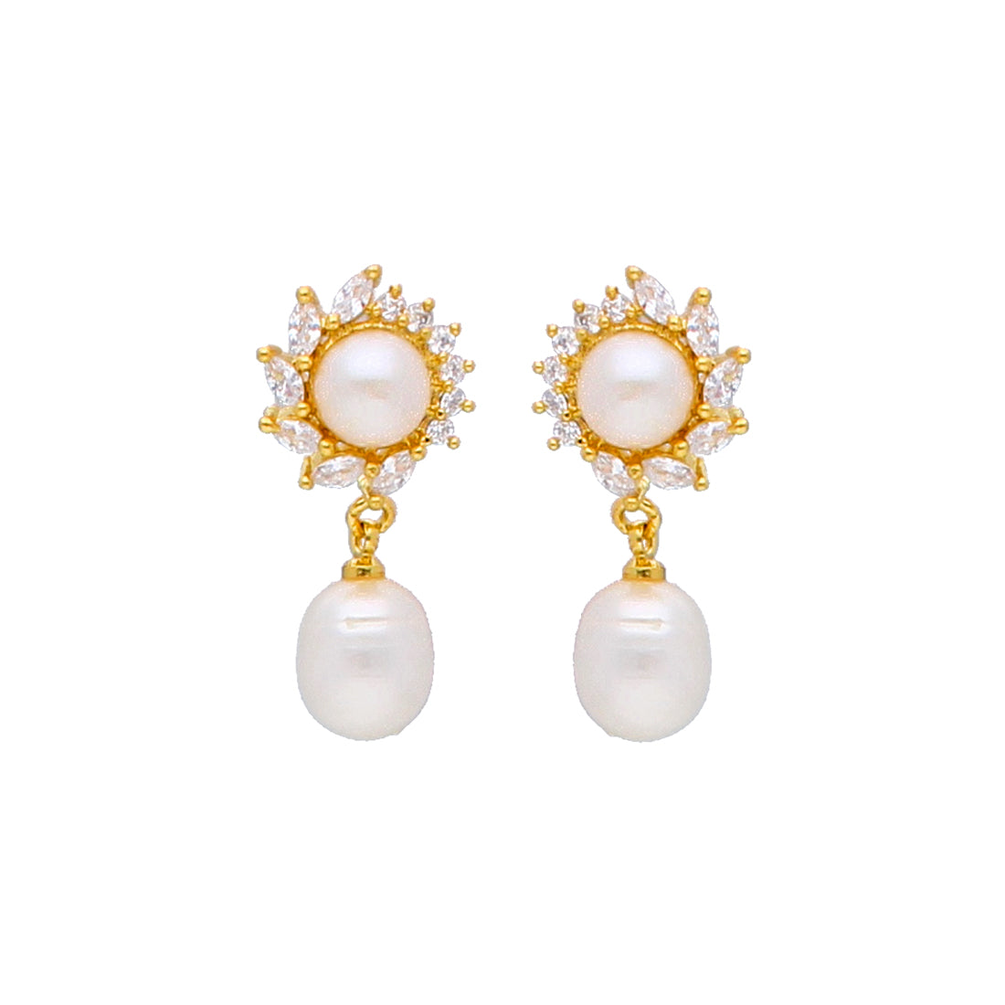 J Pearls Anika Pearl Earrings - Real Pearl Jewelry