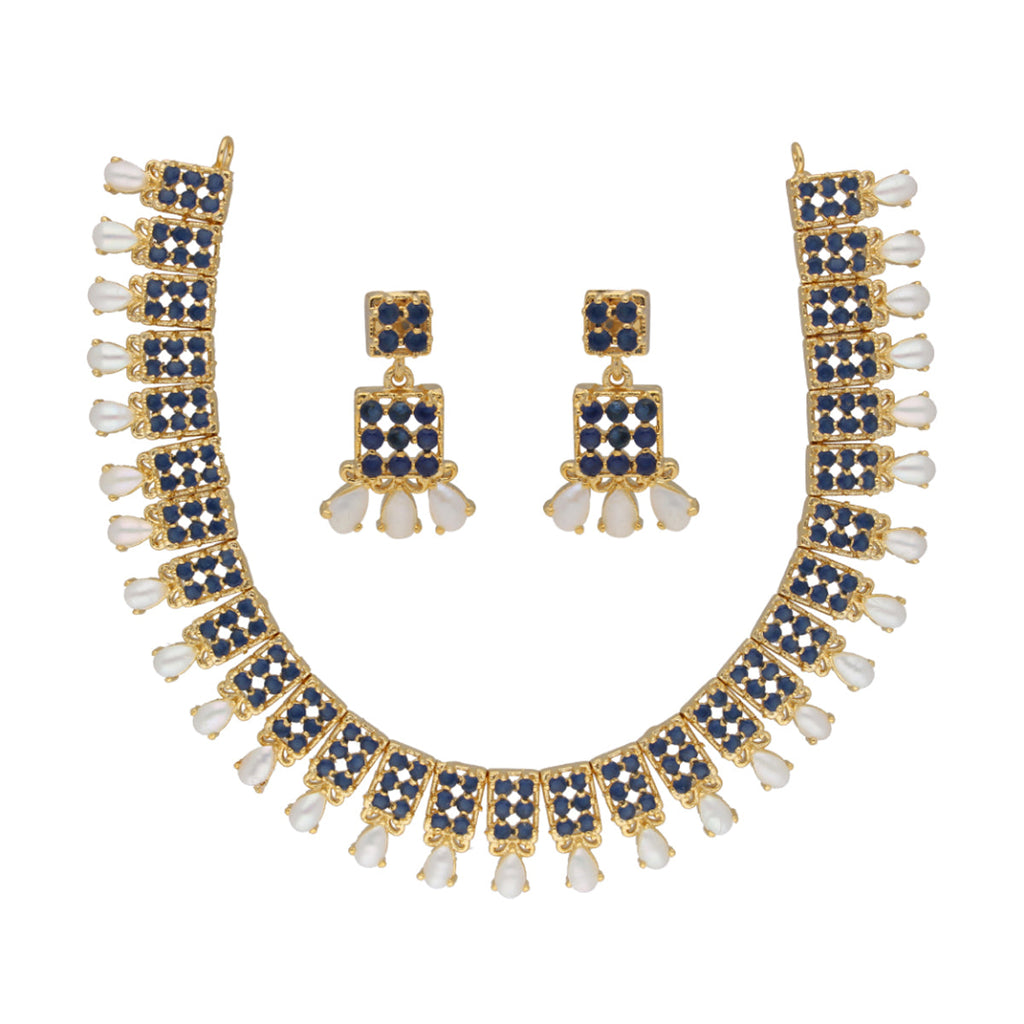 J Pearls Floral Pearl Necklace - Real Pearl Jewelry