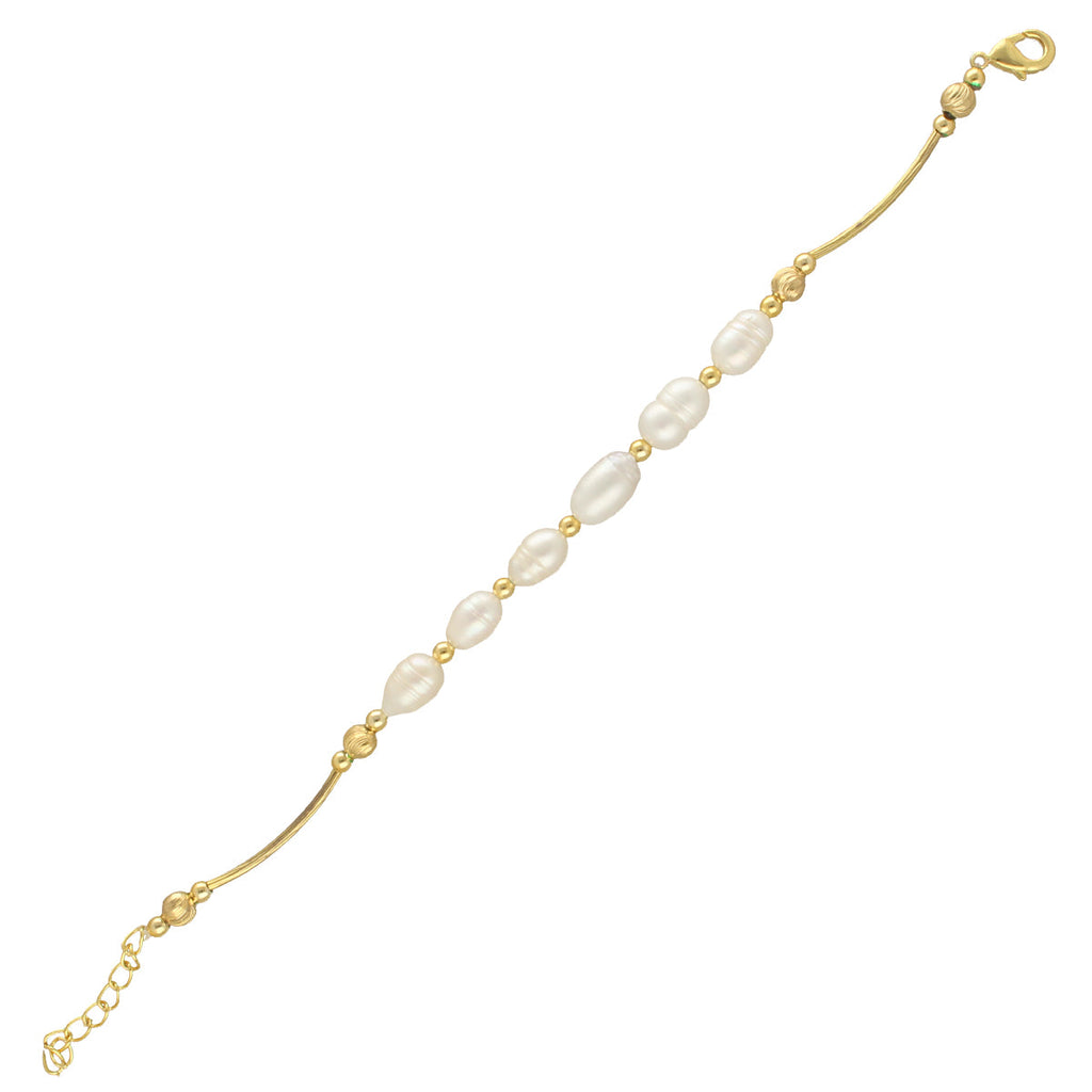 J Pearls Zenia 1 Line Pearl Bracelet