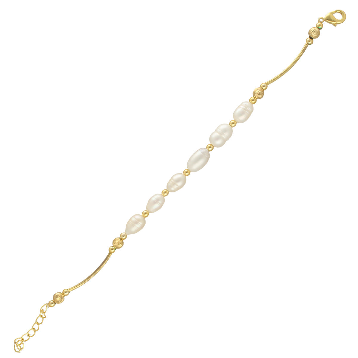 J Pearls Zenia 1 Line Pearl Bracelet