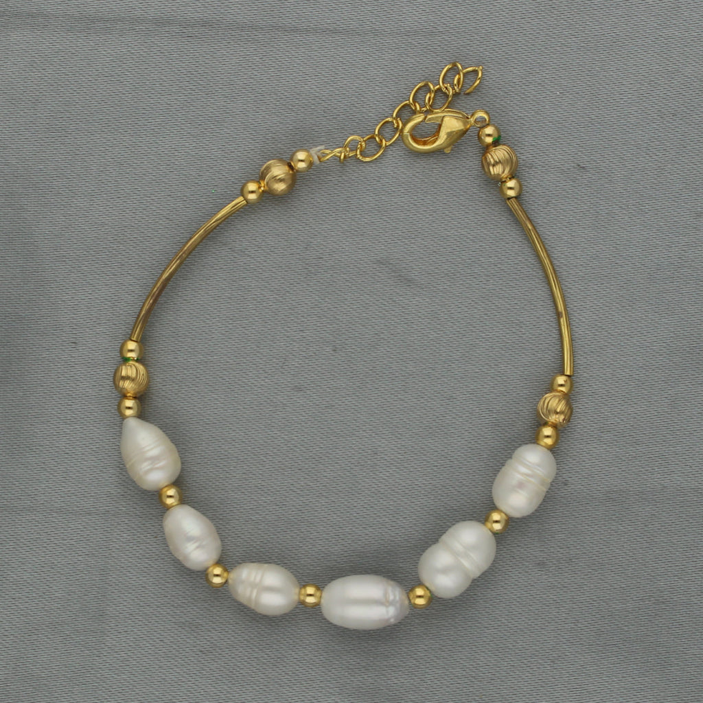 J Pearls Zenia 1 Line Pearl Bracelet