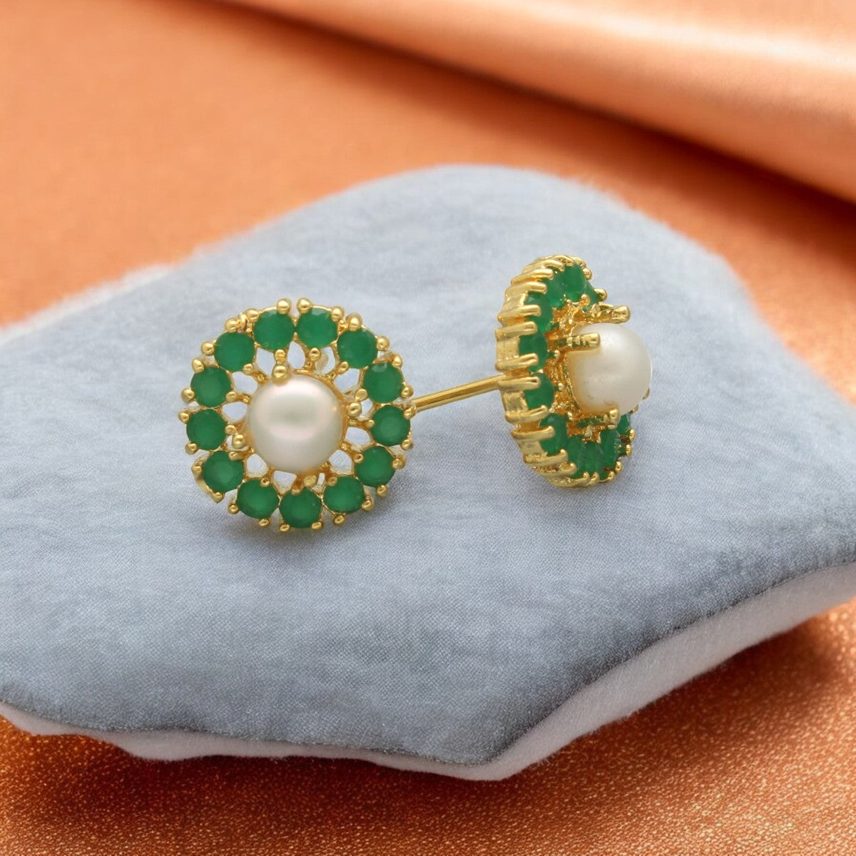 J Pearls Rhea Pearl Earrings Pack 5