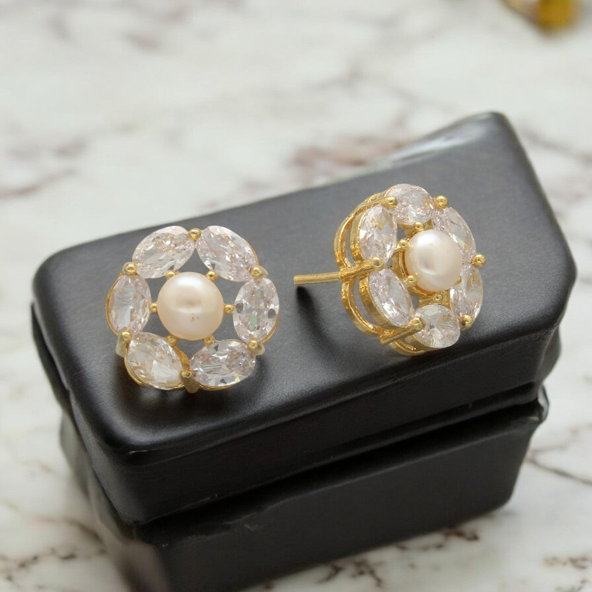 J Pearls Gia Pearl Earrings Pack 2